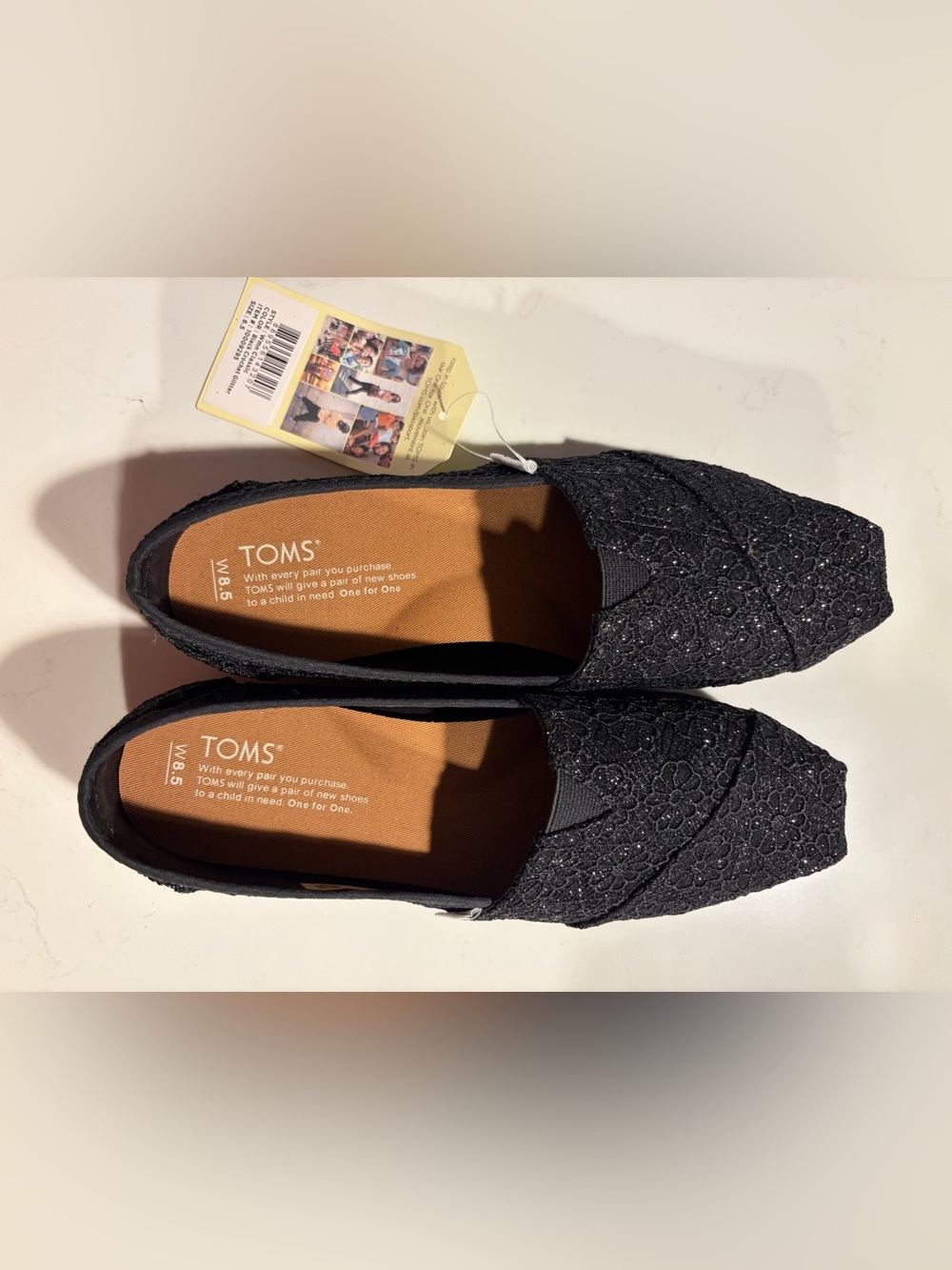 TOMS Glitter Classics Alpargata Slip-On